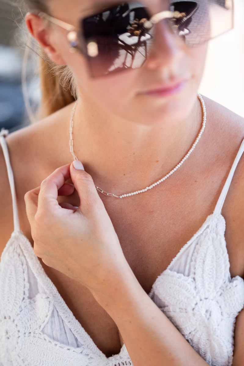 ZILIA Saona Perlă Argint 925 Colier