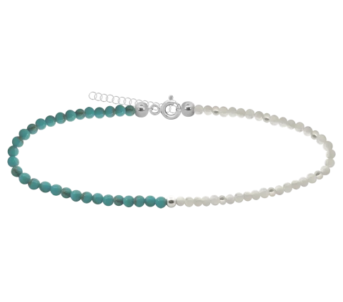 ZILIA Turquoise Mist Argint 925 Brățară gleznă