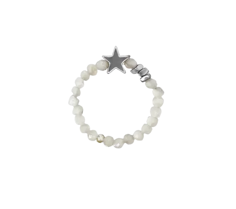 ZILIA Moonstone Star Mineral Inel