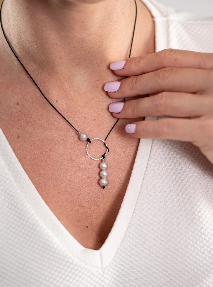 ZILIA Loop Argint 925 Thread Colier