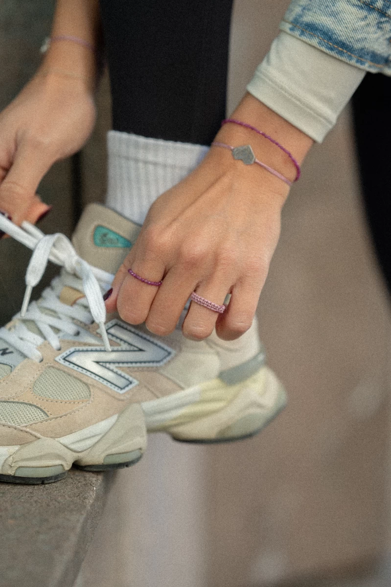 Brățară din argint 925 cu rubin