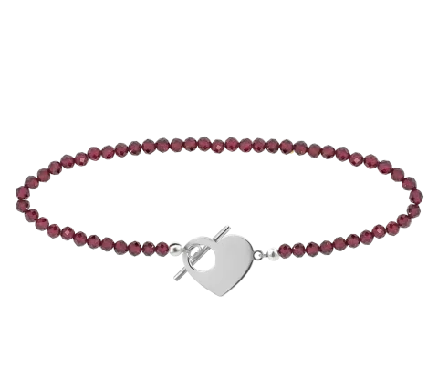 ZILIA Léa Heart Mineral Argint 925 Brățară