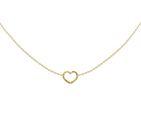 ZILIA Quintessa Heart Aur 14K Colier