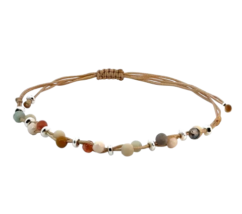 ZILIA Macrame Earth Argint 925 Brățară