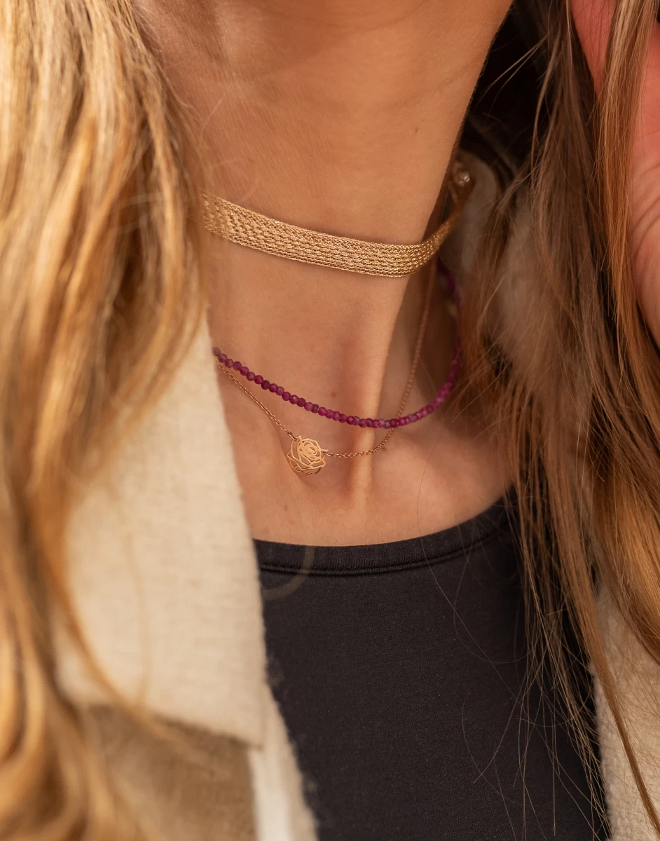 ZILIA Rose Argint 925 Colier