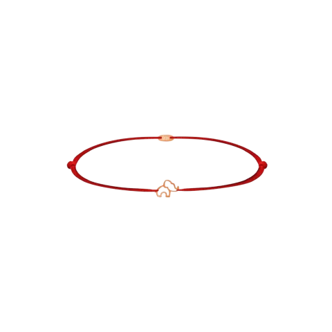 ZILIA Elephant Contour Baby Aur 14K Thread Brățară