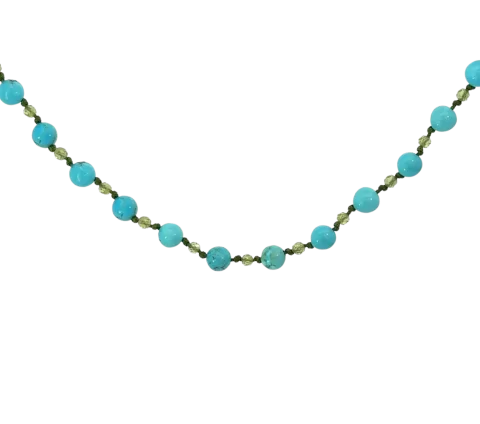 ZILIA Twist Turquiose Argint 925 Coliere