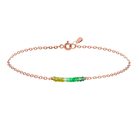 ZILIA Rayfield Sapphire Emerald Aur 14K Brățară