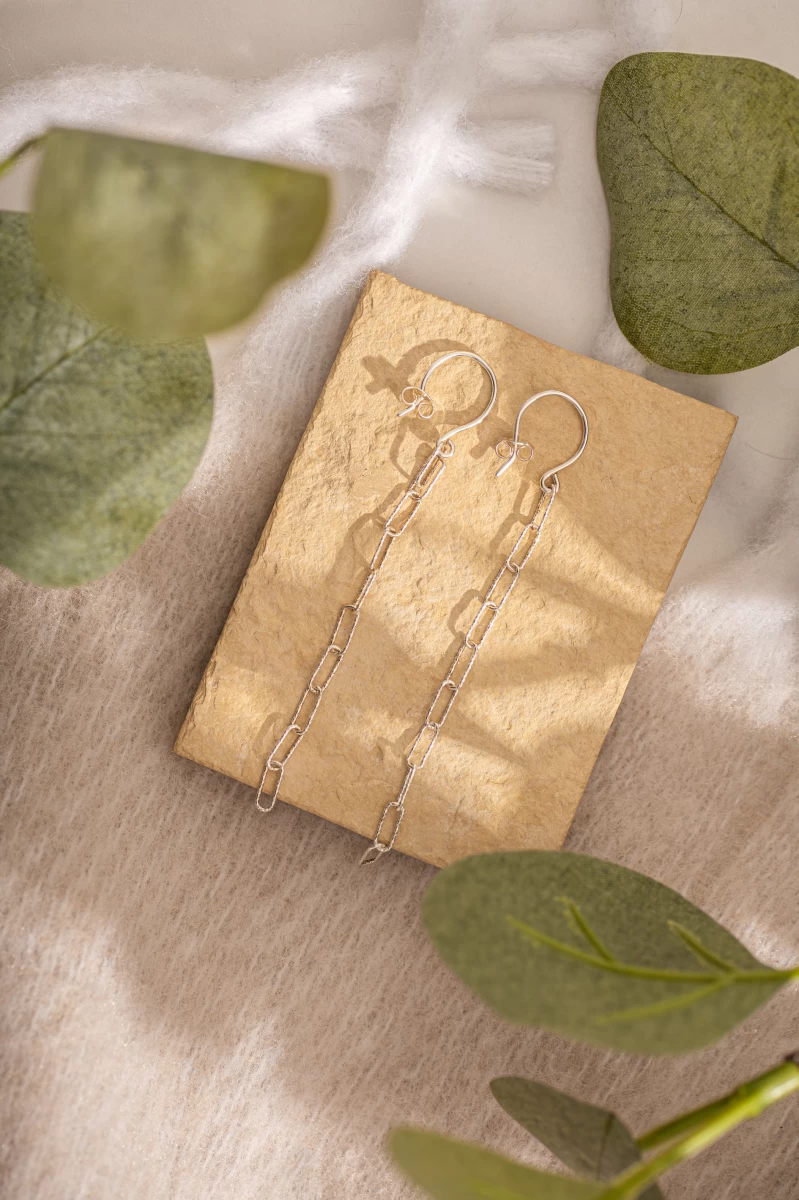 ZILIA Paperclip Argint 925 Cercei