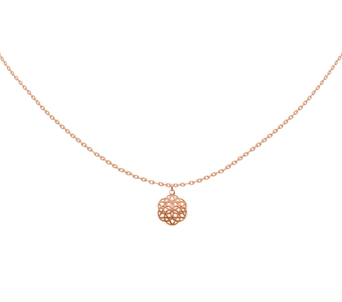 ZILIA Flower Of Life Aur 14K Colier