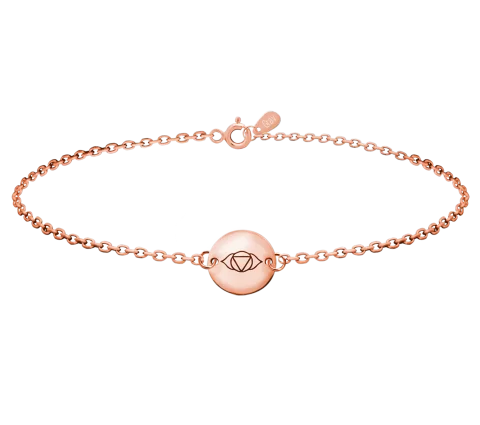 ZILIA Third Eye Chakra Rose Aur 14K Brățară