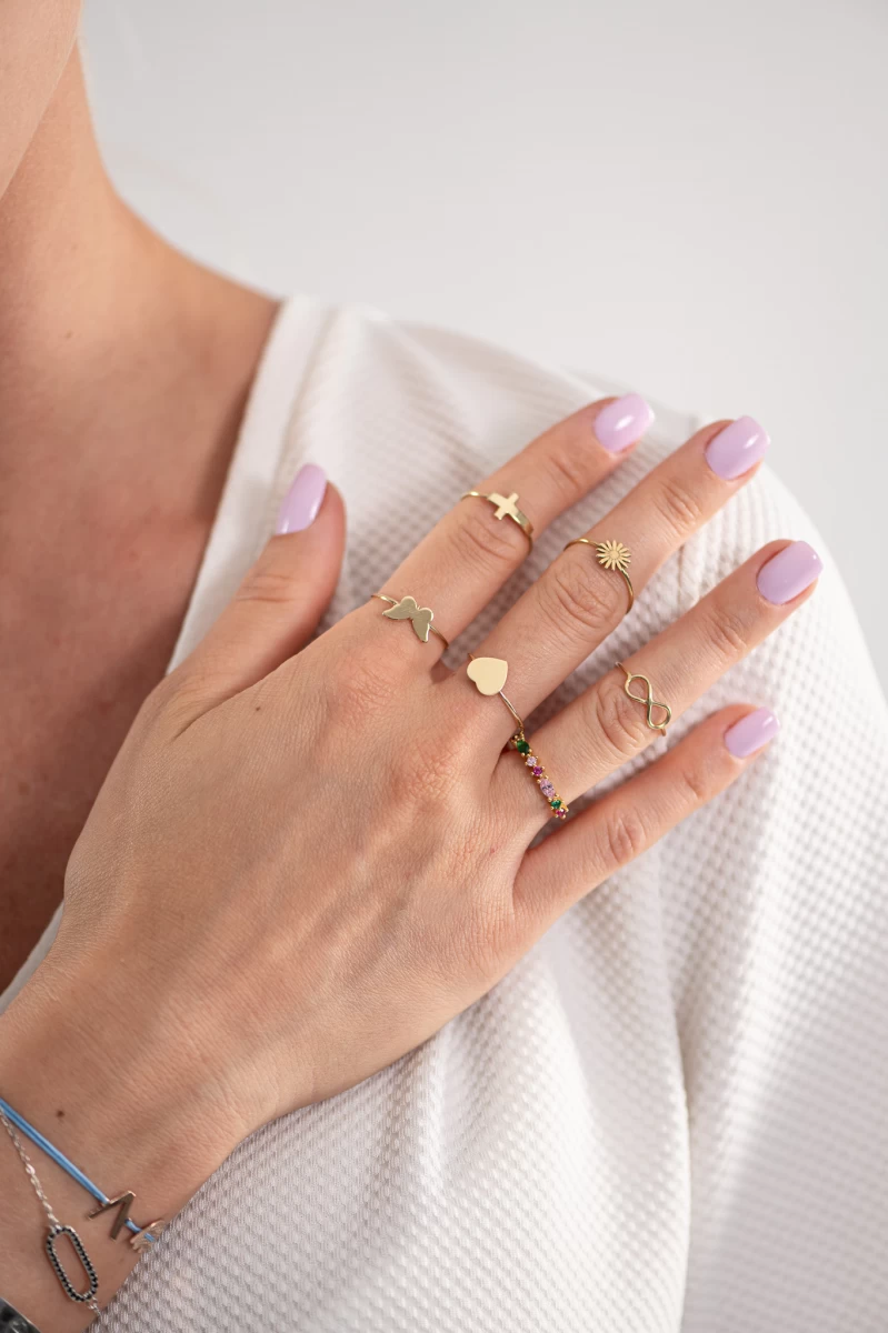 ZILIA Rainbow Argint 925 Inel