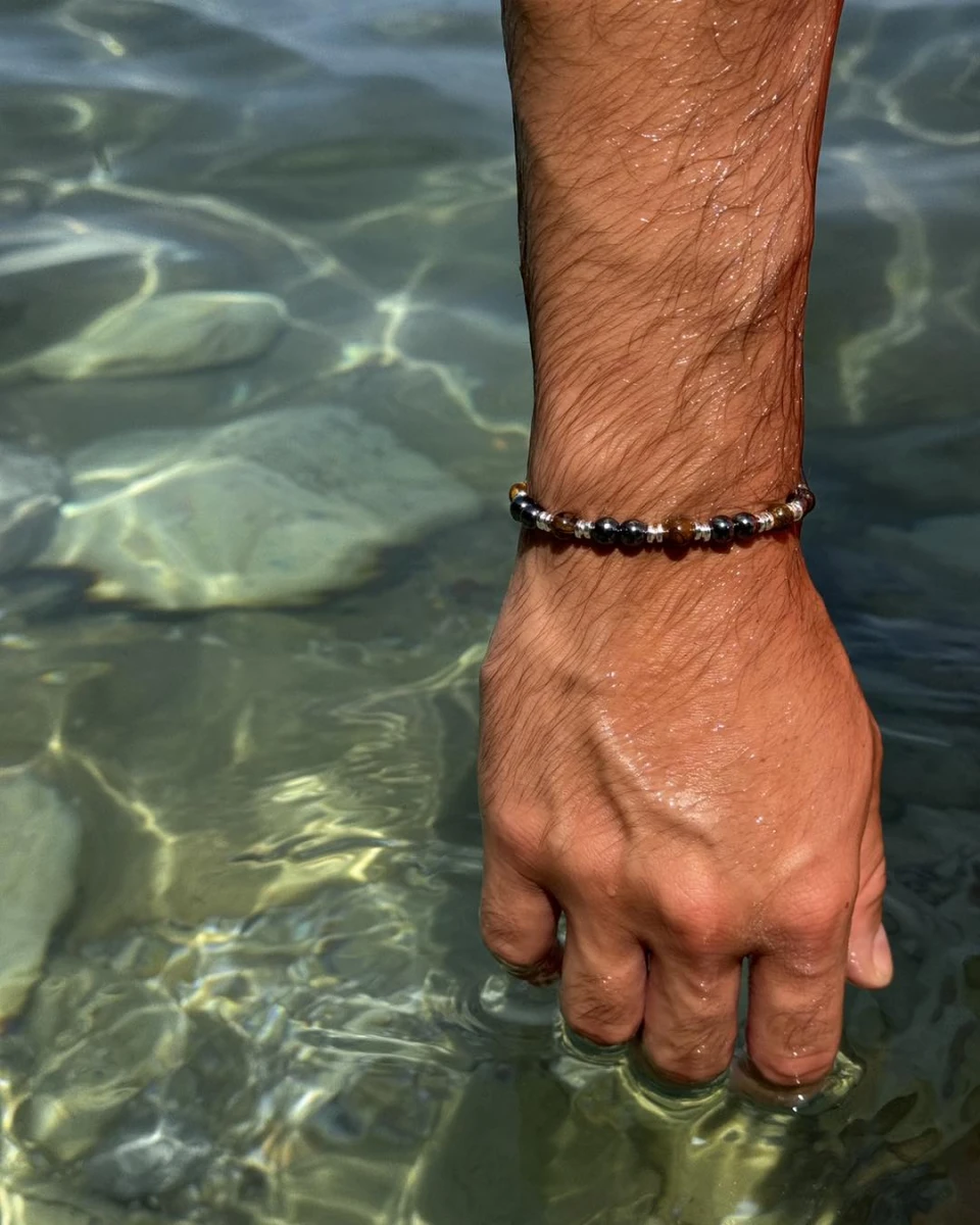 ZILIA Tiger's Eye Men 5 Argint 925 Brățară