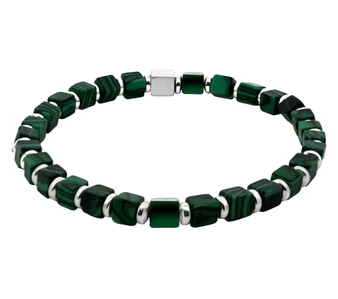 ZILIA Apollo Malachite Men Argint 925 Brățară