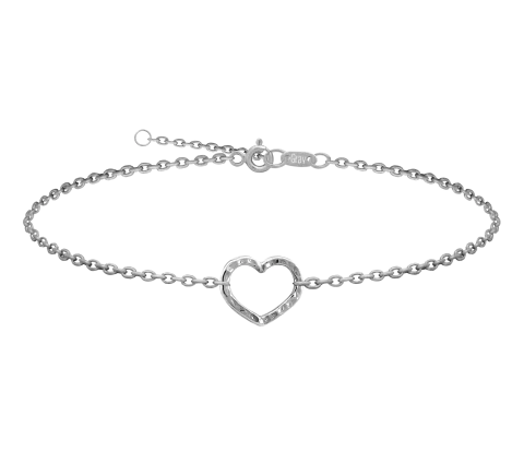 ZILIA Quintessa Heart Argint 925 Brățară gleznă