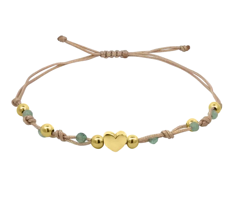 ZILIA Macrame Aur Heart Argint 925 Brățară