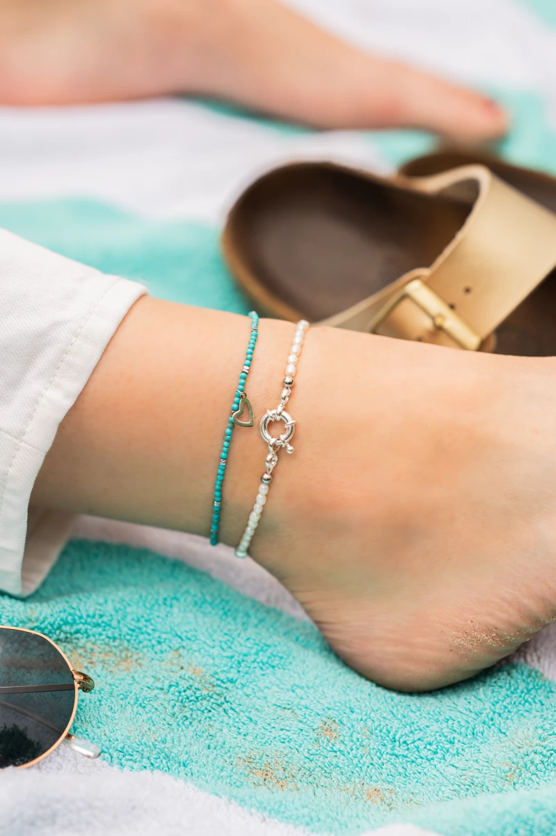 ZILIA Bora Heart Argint 925 Brățară gleznă