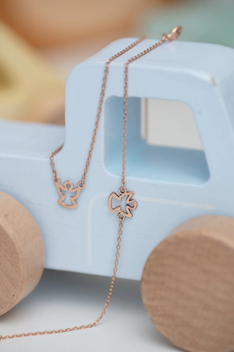 ZILIA Angel Contour Baby Aur 14K Colier