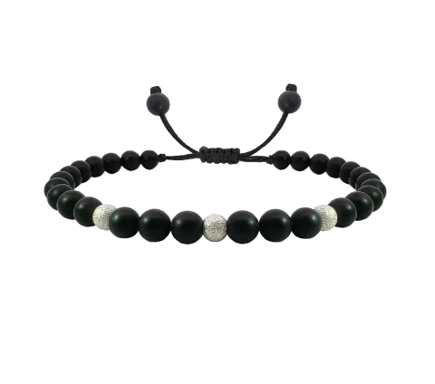 ZILIA Black Chic Men Argint 925 Brățară