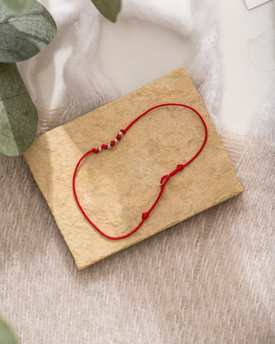 ZILIA Red Protective Baby Argint 925 Thread Brățară