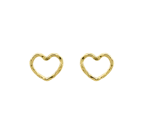 ZILIA Quintessa Heart Contour Aur 14K Cercei