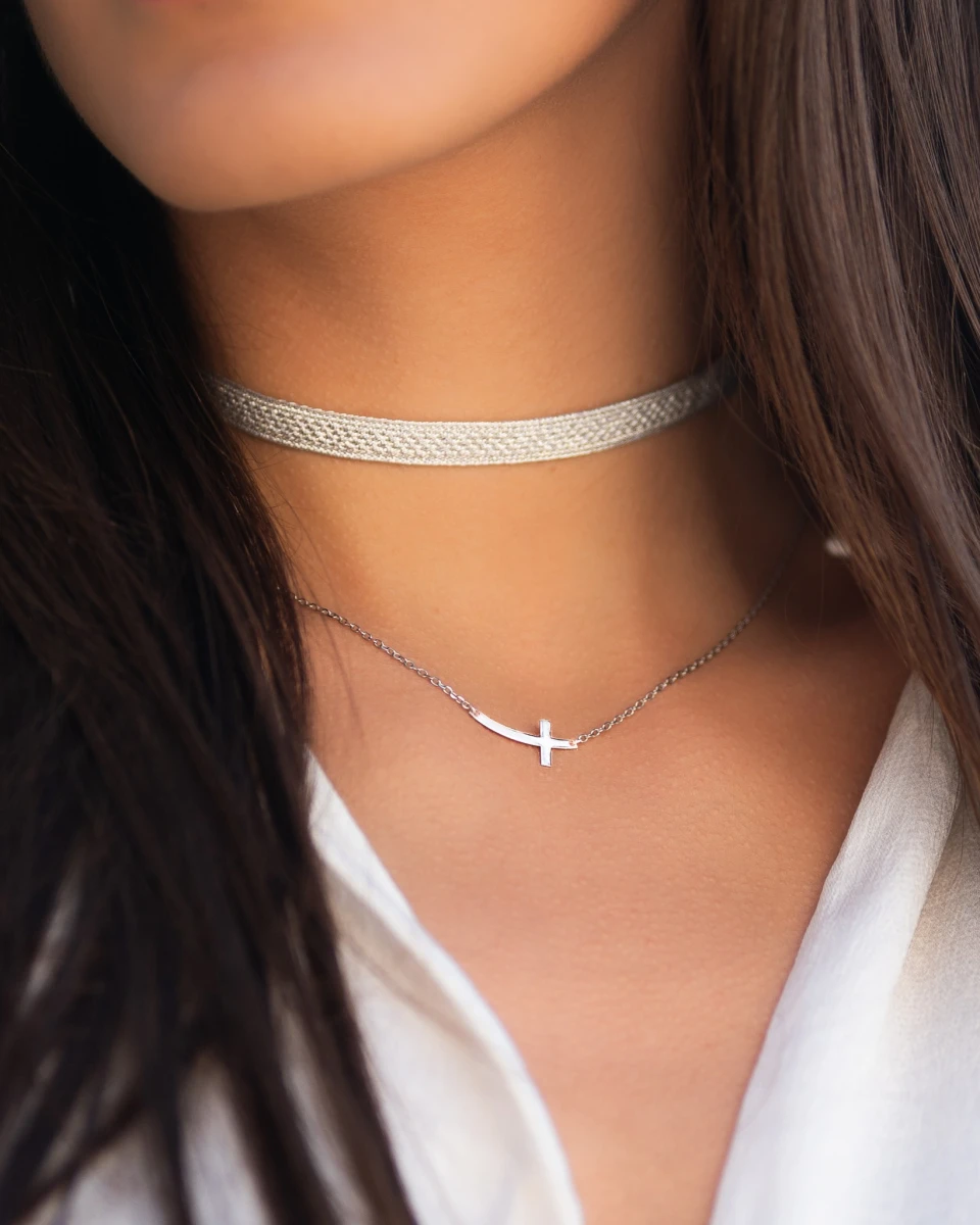 ZILIA Cross Aur 14K Colier
