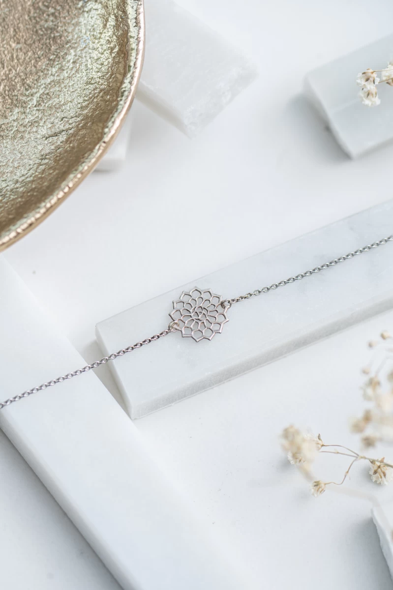 Brățară Mandala din argint