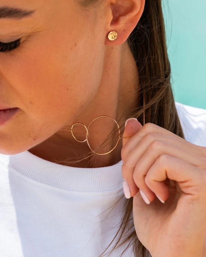 ZILIA Double Circle Argint 925 Colier