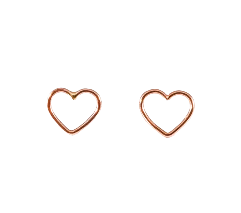 ZILIA Contour Heart Aur 14K Cercei
