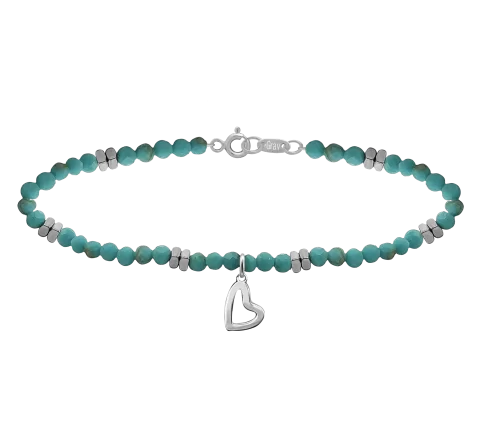 ZILIA Bora Heart Argint 925 Brățară gleznă