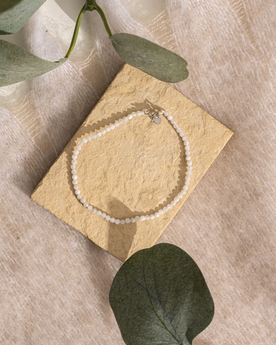 ZILIA White Ghost Perlă Argint 925 Brățară