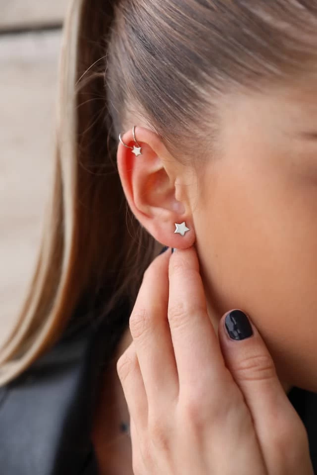 ZILIA Mina Argint 925 Cuff de ureche