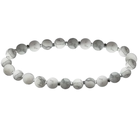 ZILIA Men Force Howlit Argint 925 Brățară