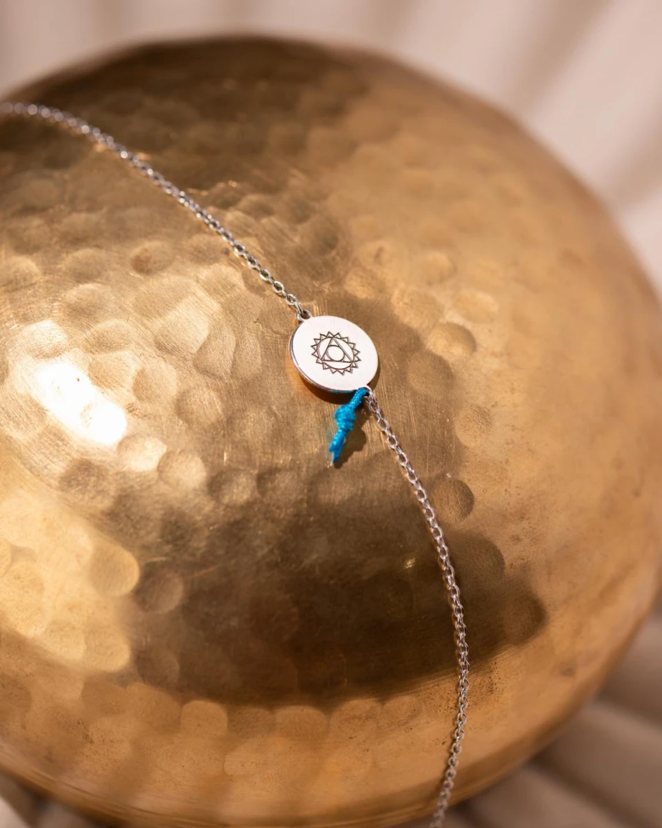 ZILIA Throat Chakra Aur 14K Brățară