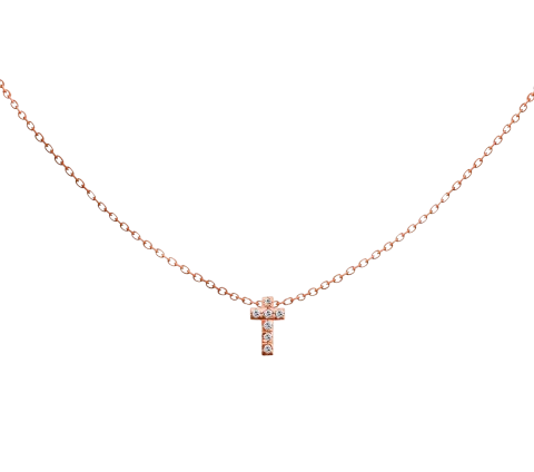 ZILIA Chloee Cross Aur 14K Colier