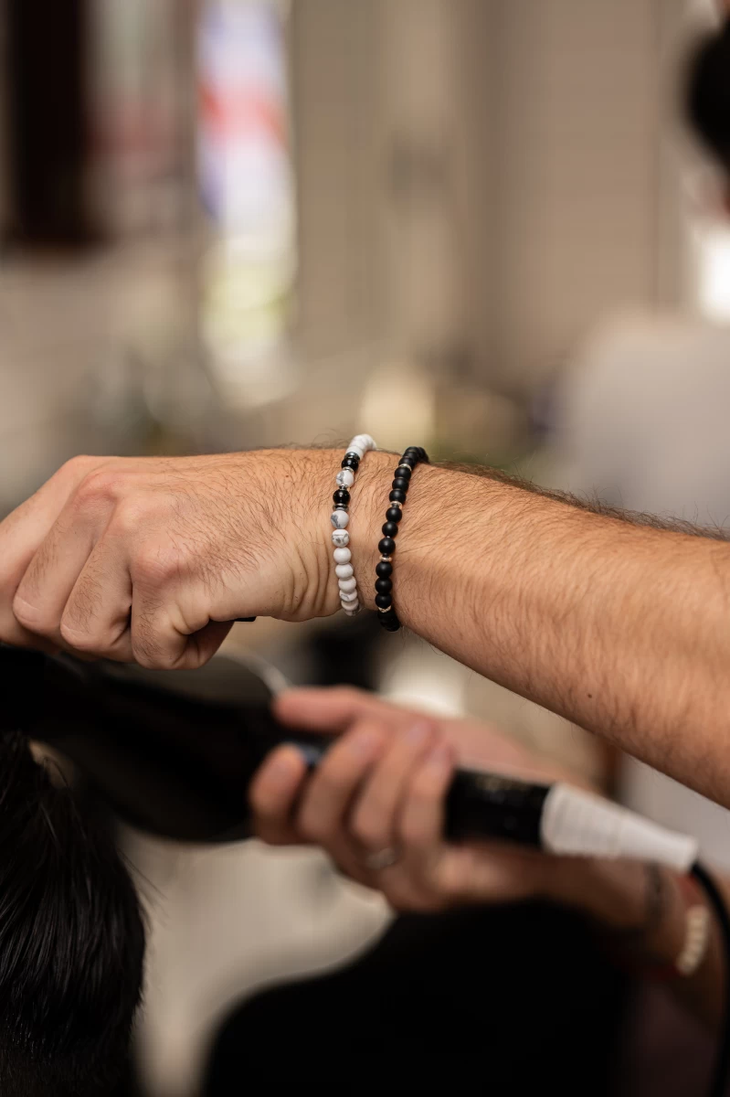 ZILIA Matte Black Men Argint 925 Brățară