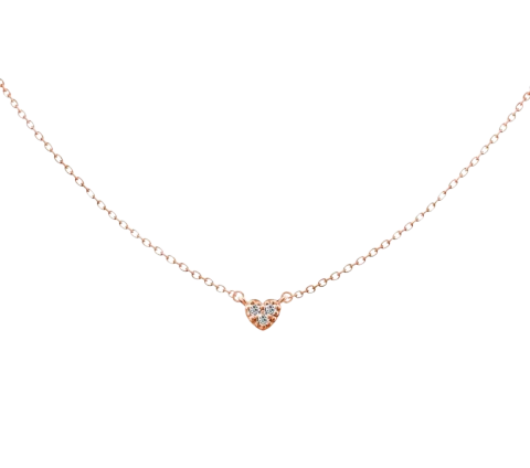 ZILIA Chloee Heart Aur 14K Colier