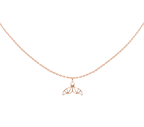 ZILIA Whale Aur 14K Colier