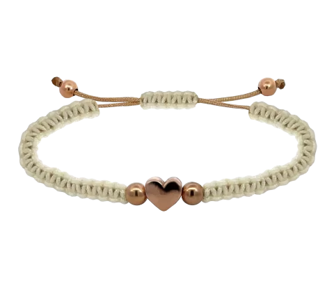 ZILIA Macrame Heart Argint 925 Brățară
