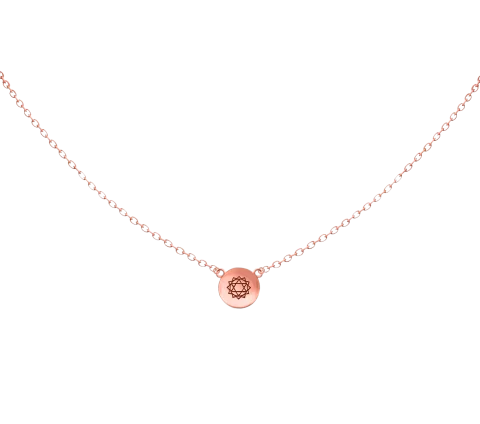 ZILIA Heart Chakra Aur 14K Colier