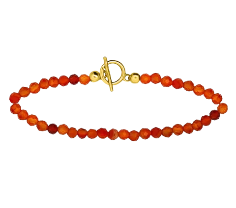 ZILIA Rosaline Agate Argint 925 Mineral Brățară