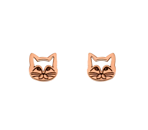 ZILIA Cat Contour Aur 14K Cercei