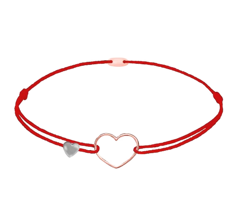 ZILIA Contour Heart Aur 14K Thread Brățară