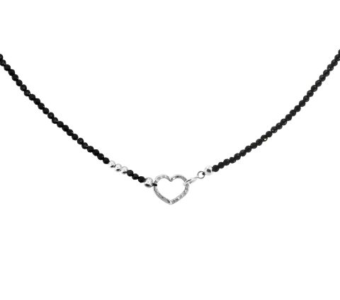 ZILIA Gemstone Spinel Heart Argint 925 Colier