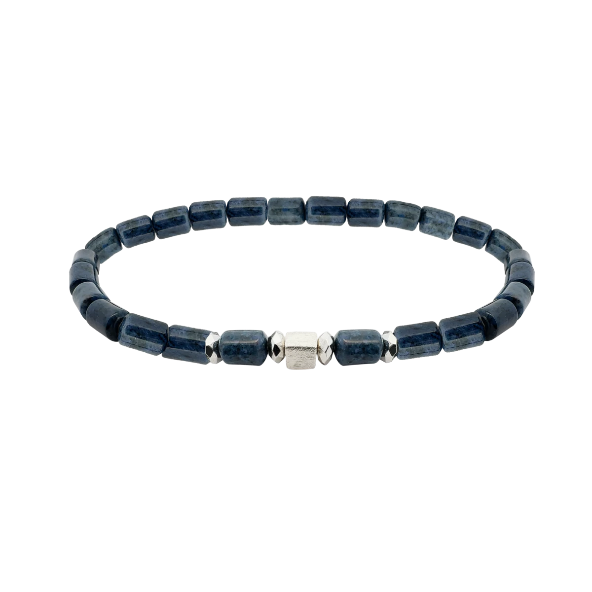 Brățară din mineral dumortierit și argint 925