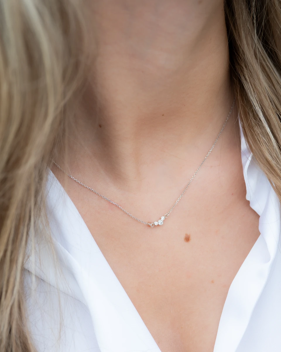 ZILIA Chloee 3 Curve Argint 925 Colier