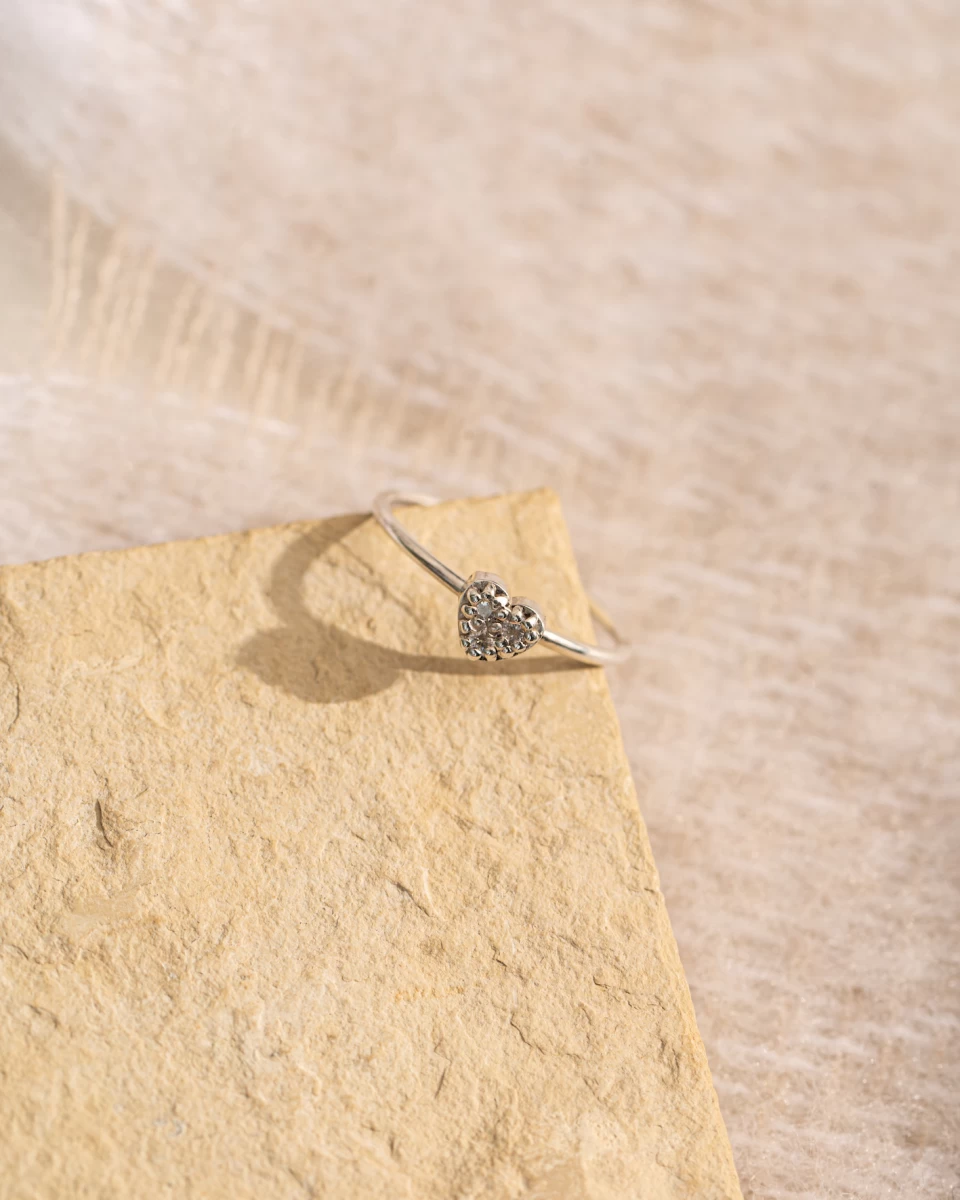 ZILIA Chloee Heart Aur 14K Inel