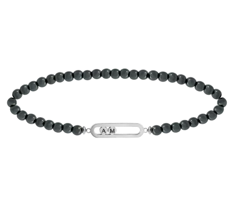 ZILIA Clasp for Him Hematite Argint 925 Brățară