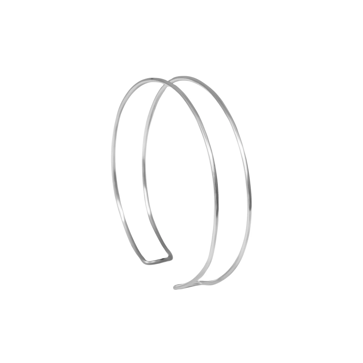 Brățară rigidă din argint 925 cu sârme paralele