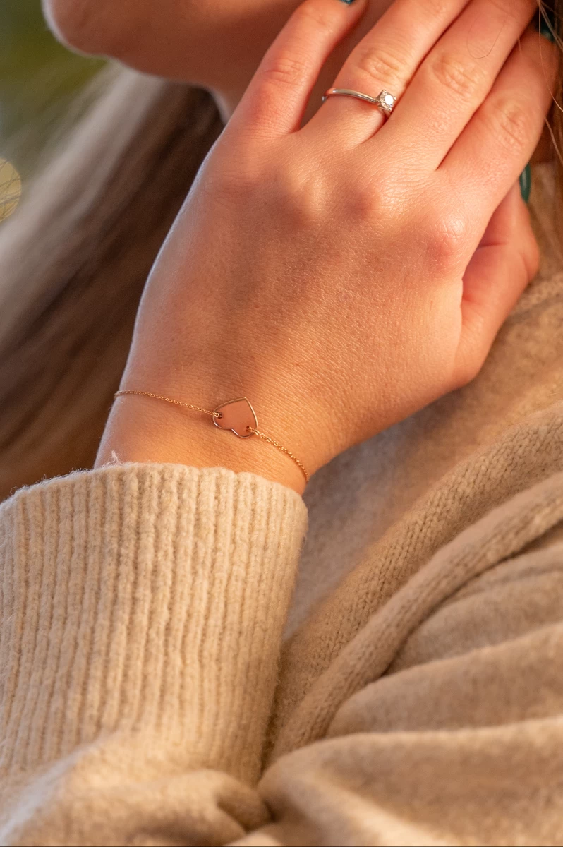 ZILIA Heart Aur 14K Brățară